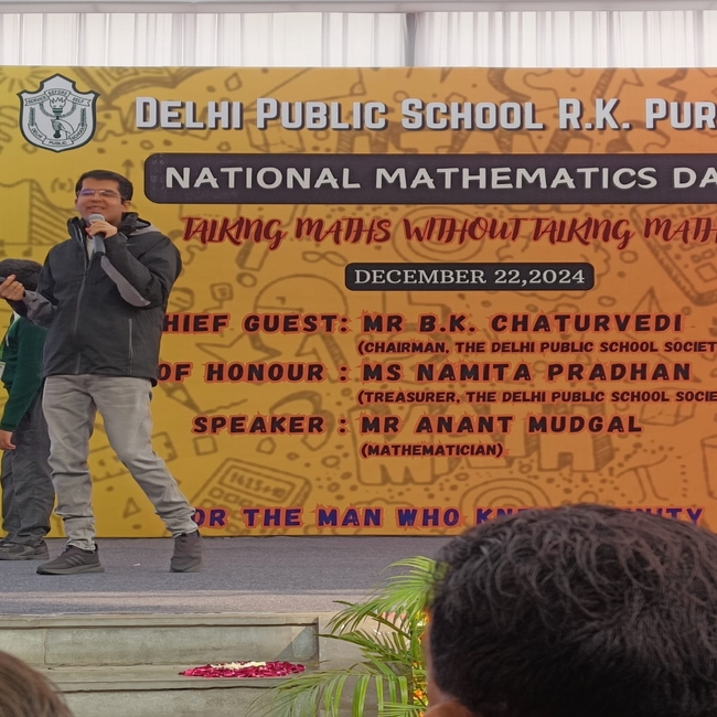 National Mathematics Day Celebration at DPS R.K. Puram